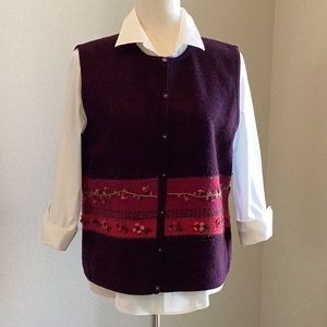 Talbots sweater vest